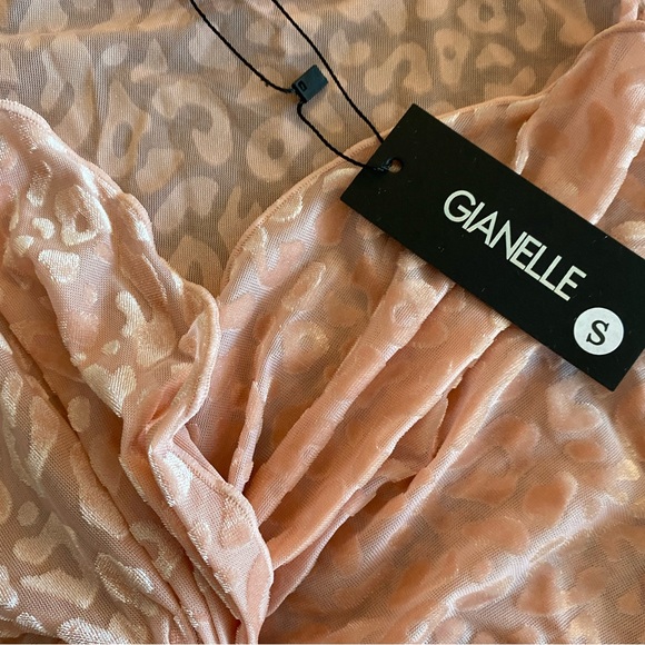 Pink Leopard Ruched Swim Skirt - Picture 3 of 6